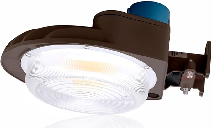 RuggedGrade 60W - Vontair Series - LED Barn Style Light with Photocell - 9,000 Lumens - Color Selectable 3000K/4000K/5000K - Brown Housing - Outdoor Light - DLC 5.1 Premium
