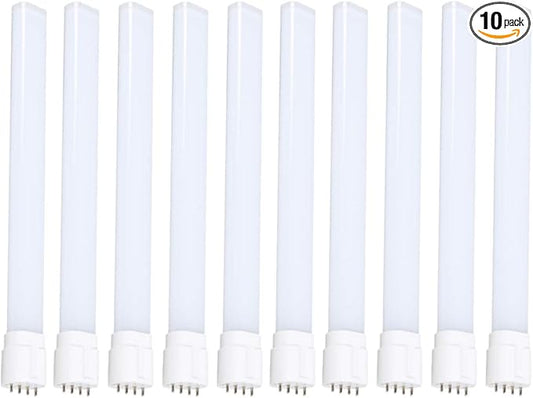 GoodBulb 18 Watt Replacement Omni LED PLL Light Bulbs | Commercial 15 Watt Type B 4 Pin 2G11 Base 5000K Daylight | High Output 1200 Lumens | 120° Beam LED Plug-in Light Bulbs | 10 Pack