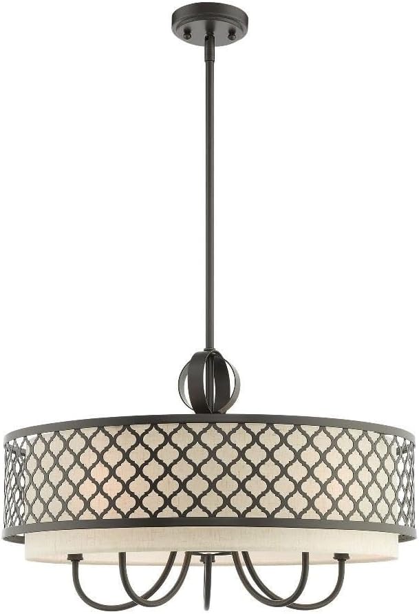 Livex Lighting 41116-92 Pendant Chandelier, English Bronze