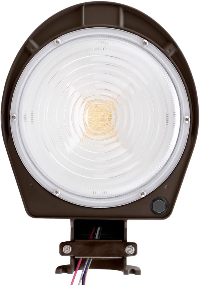 RuggedGrade 120W - Vontair Series - LED Barn Style Light with Photocell - 18,000 Lumens - Color Selectable 3000K/4000K/5000K - Brown Housing - Outdoor Light - DLC 5.1 Premium
