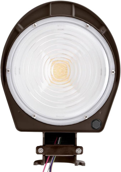RuggedGrade 120W - Vontair Series - LED Barn Style Light with Photocell - 18,000 Lumens - Color Selectable 3000K/4000K/5000K - Brown Housing - Outdoor Light - DLC 5.1 Premium