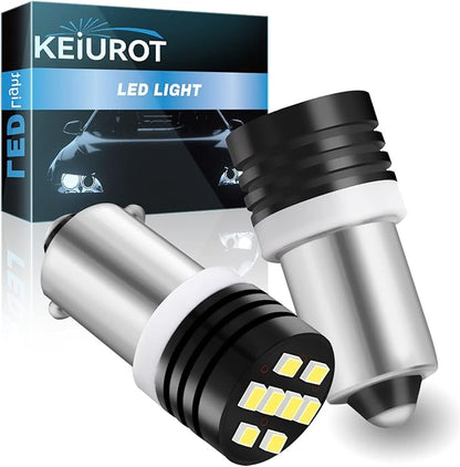 1820 Bulb 1816 1815 1495 1813 1819 53 57 BA9S Led Bulb 10-30Volt AC/DC for Train Light, Bingo Board Bulbs,Instrument panel Indicator Lights,House Number Light Bulb 1818 1893 White 2Pack