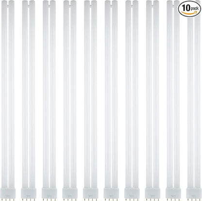 Sunlite FT40DL/850/RS Twin Tube Compact Fluorescent Lamp, FT 4-Pin, 40 Watts, 3150 Lumens, 5000K Daylight, 4-Pin (2G11) Base, ROHS Compliant, 10 Pack