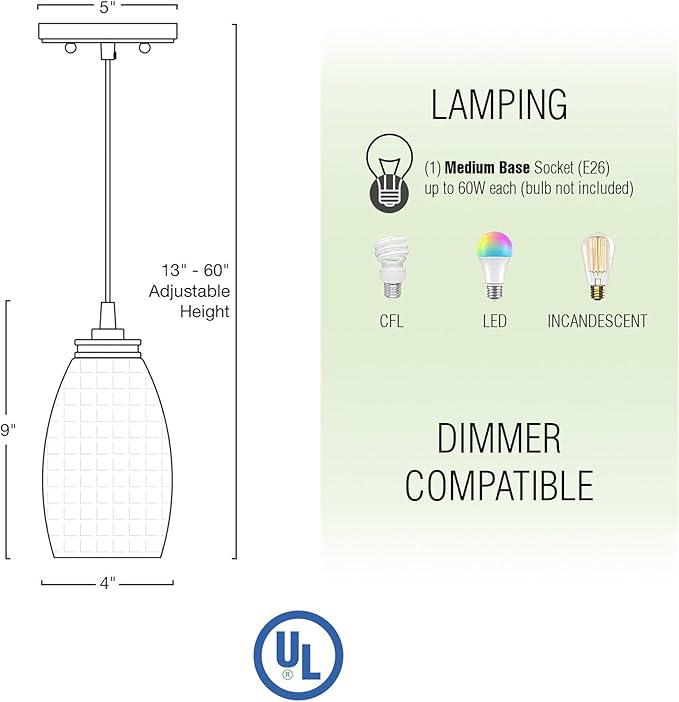 Kira Home Coast 9" Modern Oval Mini Pendant Light + Hand-Crafted Mosaic Sea Shell Glass, Brushed Nickel Finish/Neutral Color