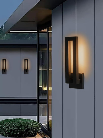 Large Outdoor Wall Sconce, 22.5 inch Modern LED Wall Lights Fixture, Black Exterior Porch Light, Waterproof Patio Light Fixture Wall Mount for House, Yard, Commercial Use