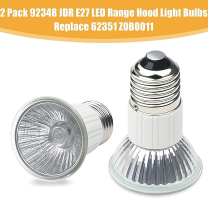 Range Hood Appliance Bulbs E27 Lighting Z0B0011 50W Bulbs for Zephyr Milano Europa Hoods 70mm，Appliance Light Bulb -Pack of 2