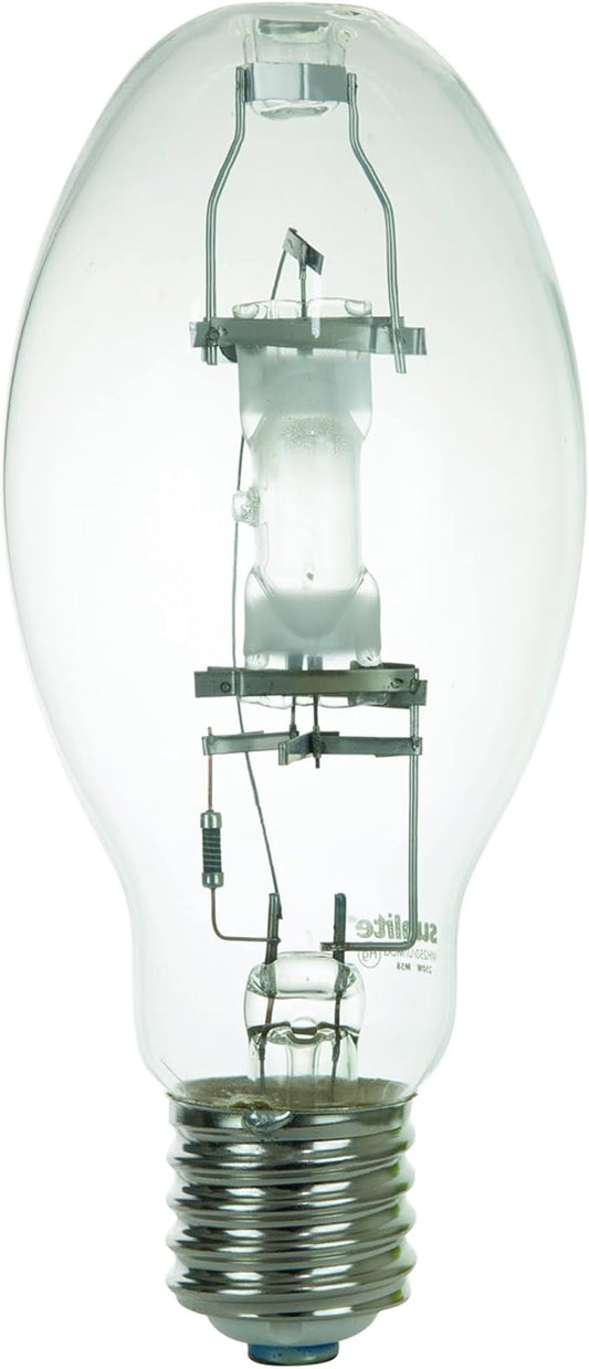 Sunlite 03658 MH250/U/MOG M58 Metal Halide Lamp, 250 Watts, Mogul Base (E39), ED28, 15,000 Hour Life Span, 21000 Lumen, Clear Finish, 4000K