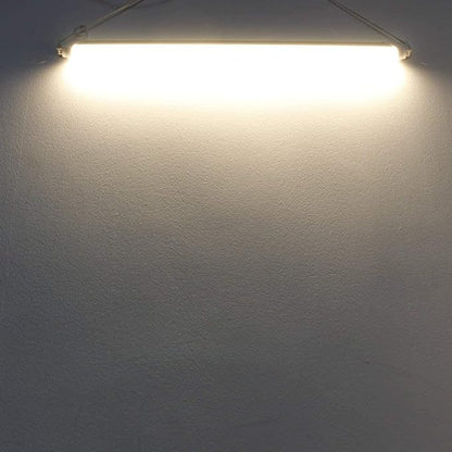 LightingWill LED T8 Light Tube 2FT, Warm White 3000K-3500K, Dual-End Powered Ballast Bypass, 1000Lumens 10W 4W Fluorescent Equivalent, Frosted Cover, AC85-265V Lighting Tube Fixtures, 1 Pack