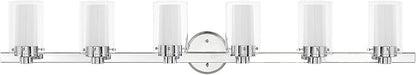 Livex Lighting 15456-05 Manhattan 6-Light Bath Light, Chrome