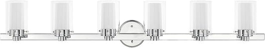 Livex Lighting 15456-05 Manhattan 6-Light Bath Light, Chrome