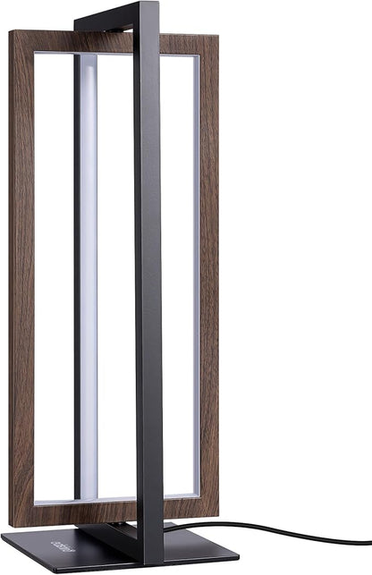 EDISHINE Modern LED Table Lamp, Stepless Dimmable Minimalist Bedside Lamp, MAX 750LM, 3 Color Temperature, Switch Control Nightstand Lamp for Living Room Bedroom, Angle Adjustable