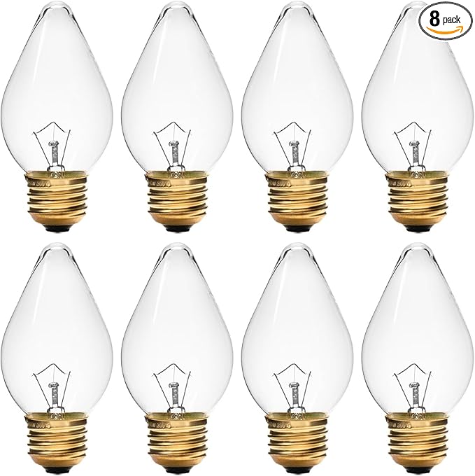 02.30.043.00 60 Watt Light Bulb Compatible with Hatco Heat Lamp Bulb, E25 High Temp Lamp for Commercial Heat Warmers, 8 Packs