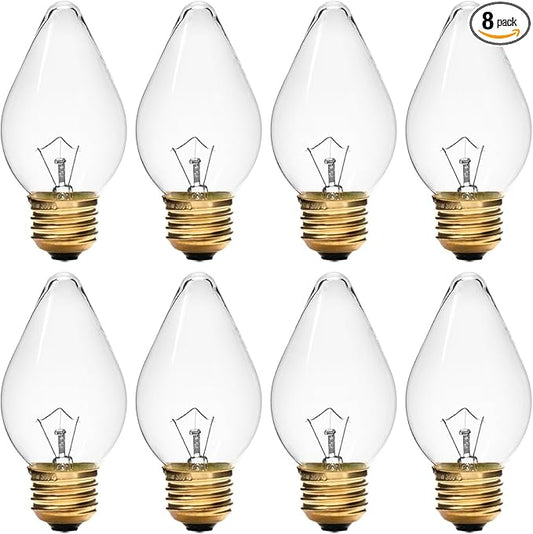 02.30.043.00 60 Watt Light Bulb Compatible with Hatco Heat Lamp Bulb, E25 High Temp Lamp for Commercial Heat Warmers, 8 Packs