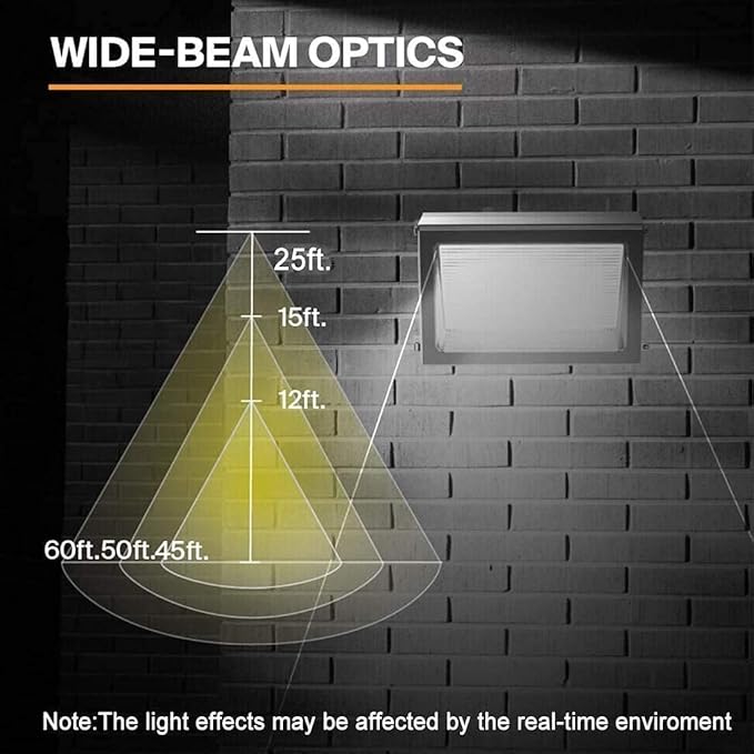 ledmo 120W LED Wall Pack Light - Size Update 6 Pack Dusk to Dawn Outdoor Lighting with Photocell Commercial Industrial Lights for Bay,Shop,Garage,Barn,Warehouse,Building,Yard 5000K
