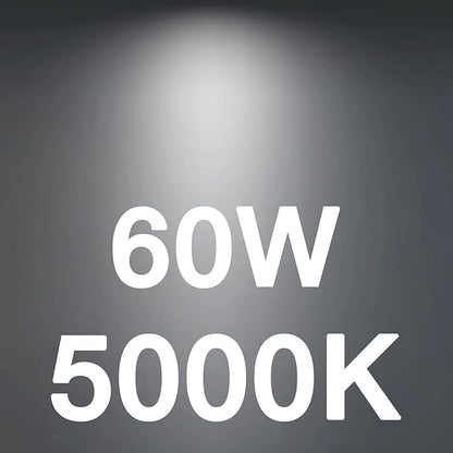 FLSNT 60W Equivalent LED Globe Candelabra Bulbs, Dimmable G16.5 LED E12 Chandelier Light Bulbs, 550LM, CRI82, 5.5W, AC 120V, 12 Pack, 5000K Daylight
