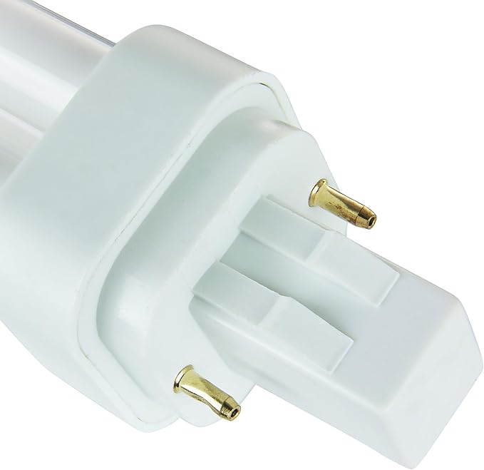 Sunlite 40541 PLD13/SP41K/10PK Double Twin Tube Compact Fluorescent Lamp, PLD 2-Pin, 13 Watts, 660 Lumens, 4100K Cool White, 2-Pin (GX23-2) Base, 10 Pack