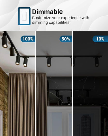 Sunco 12 Pack MR16 LED Bulb, GU10 Dimmable Track Light Bulbs, 5.5W=50W, 3000K Warm White, 550 LM, 25000 Lifetime Hours UL