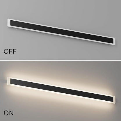 59In Long Outdoor Wall Light 4000K Dimmable IP65 Waterproof Linear Outdoor Light Modern Exterior Wall Lighting for Porch House
