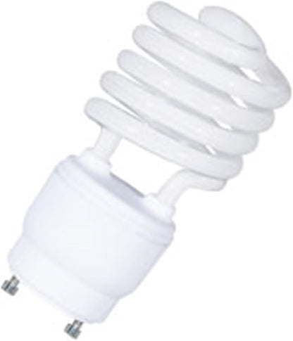 60 Qty. Halco 23W T2 Spiral CFL23/27/GU24 23w 120v CFL Warm White Lamp Bulb