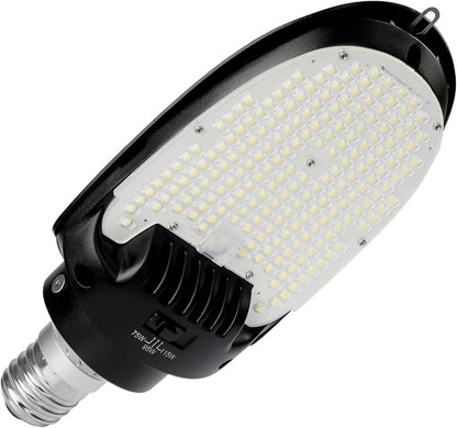 115W Retrofit LED Corn Light, 15500Lm Directional Bulb with Rotatable E39 Mogul Base, 5000K 180° Paddle Lamps, 75W/95W/115W Tunable, Replaces 400w Metal Halide for Parking Lot Shoebox Lighting, UL