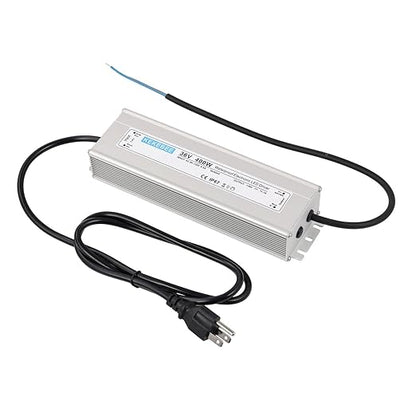 LED Driver 36V400W Waterproof Power Supply 110V/130V AC to 36V DC 11.1A Low Voltage Transformer IP67 Outdoor Lighting Sign LED Lighting and Any 36V DC LED