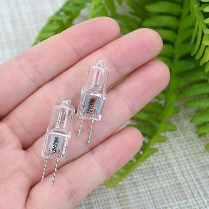 G4 Bulb, 20 Pack Halogen G4 12V 10W with G4 Bi-pin Base, High Output G4 Light Bulb 12V 150LM 3000Hrs Long Lifetime, G4 Dimmable, CRI100 & 2800K Warm White, G4 Halogen Bulb 10W for Cabinet Light Bulbs