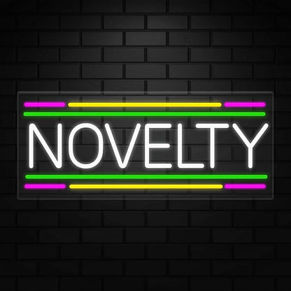 Novelty Neon Sign for Retail Displays | Value priced LED Flex Neon | Electronic Light Up LED Sign for Windows/Walls | 32"W x 13"H x 1"D