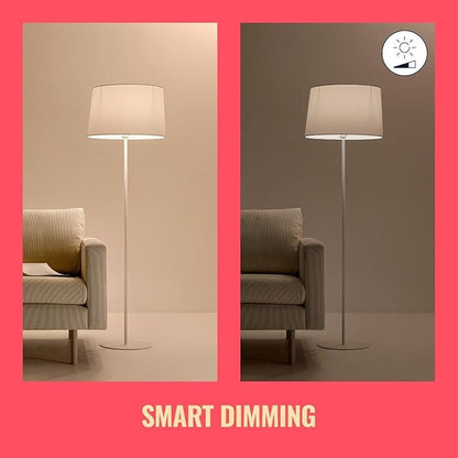 WiZ 65W BR30 Tunable White LED Smart Bulb - Pack of 1 - E26- Indoor - Connects to Your Existing Wi-Fi - Control with Voice or App + Activate with Motion - Matter Compatible