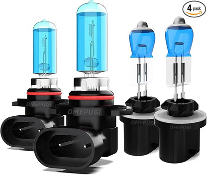 Light Bulbs Compatible With Tucson 2014-2015 Halogen Headlight Bulbs,9012 High Beam & 880 Low Beam Headlight Bulbs Combo,Plug N Play,Pack of 4