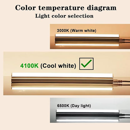 amgolibi T5 14W 4100K Fluorescent Tube, 22 Inches F14T5/841 Straight Fluorescent Bulb, F14T5/CW Fluorescent Lamp for Counter and Cabinet Fixture, Cool White 1250 Lumen G5 Base