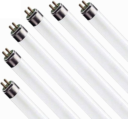 Circle (6 Pack F17T8/865 17W 24 Inch T8 Fluorescent Tube Light Bulb, 6500K Daylight White, Medium Bi-Pin (G13) Base, 17 Watt T8 Light Bulbs