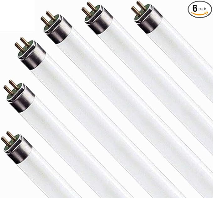 Circle (6 Pack F17T8/841 17W 24 Inch T8 Fluorescent Tube Light Bulb, 4100K Cool White, Medium Bi-Pin (G13) Base, 17 Watt T8 Light Bulbs