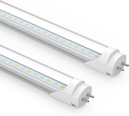 Romwish 36 Inch T8 LED Tube Light, 14W(30W Equiv.), 1600LM, 5000K Daylight, Type A+B Plug & Play or Ballast Bypass, F25T8 Fluorescent Replacement, Double-Ended Power, Under Cabinet Light, 2 Pack