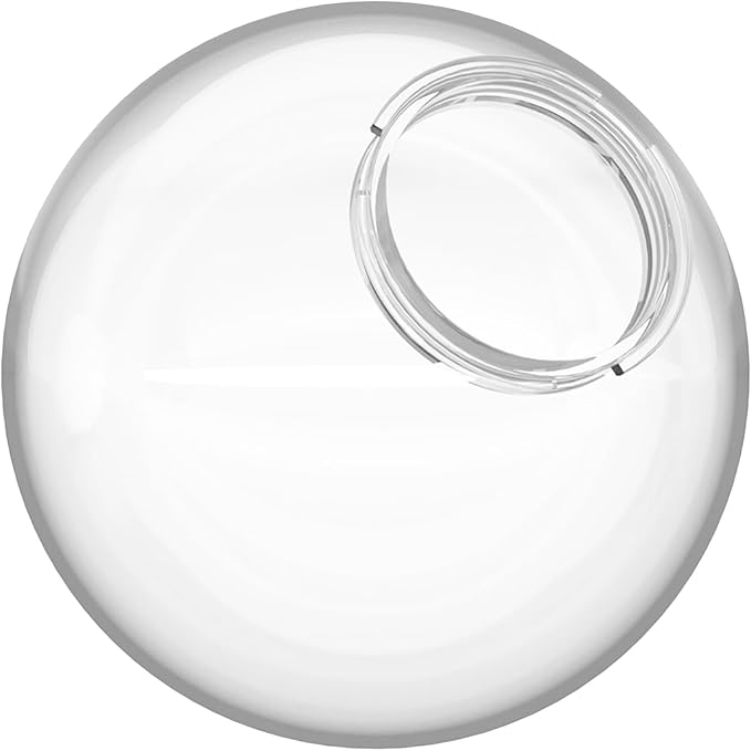 KASTLITE 10" Clear Acrylic Lamp Post Globe | Smooth Textured with 3.91" Twist Lock Neck | Manufactured in the USA