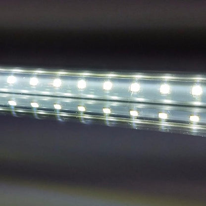 6FT Integrated Led Light 56W (120W Equivalent), V-Shape Shop Light Fixture, Plug and Play, Clear Cover, Cold White 6000K, AC85-265V - Pack of 25 Units