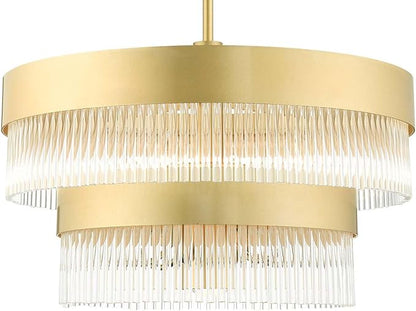 Livex Lighting 49825-33 6 Light Soft Gold Chandelier