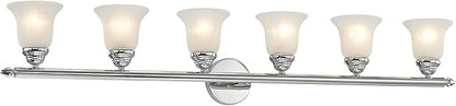 Livex Lighting 1066-05 Neptune 6-Light Bath Light, Chrome