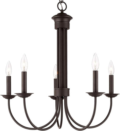 Livex Lighting 42685-07 Chandelier,Bronze