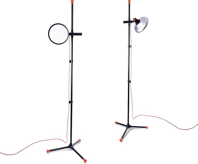 Daylight Artist Studio Lamp 2-6,000 Lux LED with 95+ CRI, 24cm Wide Shade