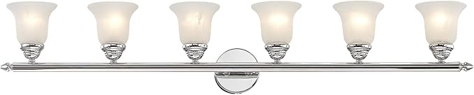Livex Lighting 1066-05 Neptune 6-Light Bath Light, Chrome