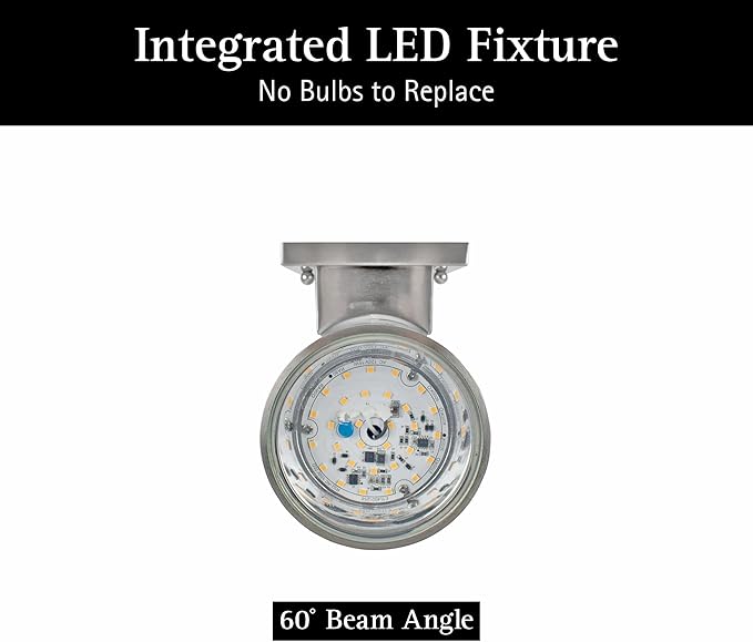Ultralux 12 Inch Modern LED Up and Down Wall Light, Outdoor Wall Sconce Front Door Light Fixture, 2000 Lumen Outdoor Sconce 30 Watt Outside Lights For House 4000K Brushed Nickel Exterior Light Fixture