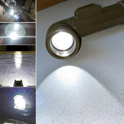 2Pcs 4-12V Wide Voltage LED Bulb P13.5S Replacement for Vintage Bike Lamps, MX-993/U Military Torches & 4-6 Cell Maglite - Tactical Flashlight Replacement KPR113/K13/K15 Compatible