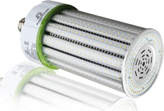 RuggedGrade Aries EV 200W LED Corn Bulb | 24,000 Lumens | 4000K Natural White | E39 Base | Indoor/Outdoor High Lumen Retrofit Lamp | Commercial Industrial Lighting | DLC 5.1 Premium
