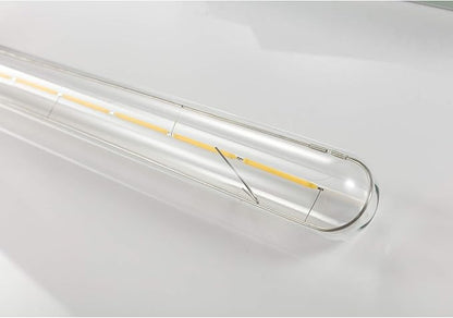 Leools Vintage LED Filament Bulb T300, 6W Dimmable T10 Edison Light Bulb Long Tubular Antique LED Light,E26 Base,Clear Glass,Warm White,2700K, 600LM(60W Equivalent),11.81in(300mm), Pack of 4