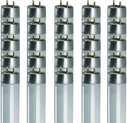 GoodBulb 48 Inch T8 Fluorescent Light Bulb 5000K Daylight White Color Medium Bi-Pin Base 3050 Lumens 86 CRI 24000 Life Hours Pack of 25 Bulbs