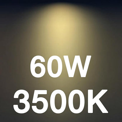 FLSNT 60W Equivalent LED Globe Candelabra Bulbs, Dimmable G16.5 LED E12 Chandelier Light Bulbs, 500LM, CRI82, 4W, AC 120V, 12 Pack, 3500K Netural White