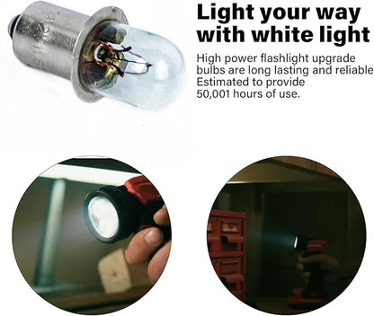 CVILL Xenon Bulb 19 Volt Bulb Flashlight/Work Light for Craftsman（5 pack