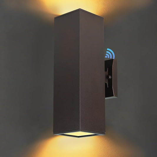 Dusk to Dawn Outdoor Wall Light,Patio Wall Light Fixture, Oil Bronze Porch Lights Outdoor Wall, Anti Rust Waterproof Outside Wall Sconces for Garage, Balcony, Entrance - ETL