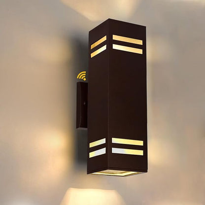 Dusk to Dawn Outdoor Wall Lights Fixture – ETL Listed, Aluminum Waterproof Wall Mount Square Design- Modern Exterior Lighting Outdoor Wall Sconce for Porch, Patio, Front Door