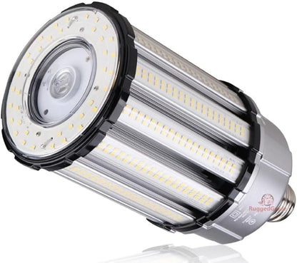 RuggedGrade Aries IV 120W LED Corn Bulb | 16,400 Lumens | 277-480V | Color Selectable 3000K/4000K/5000K | E39 Mogul Base | DLC 5.1 Premium